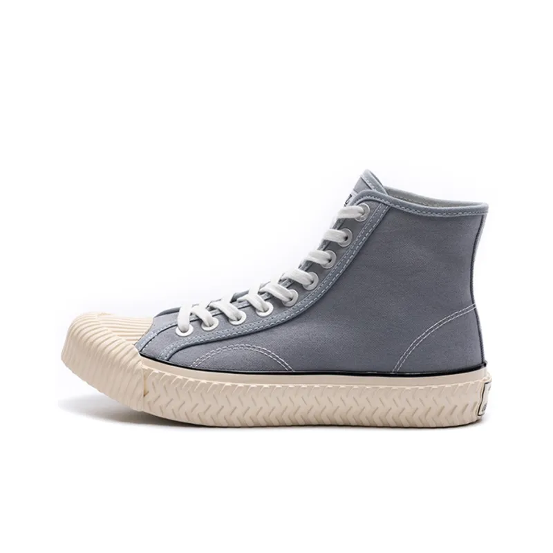 Excelsior Canvas Shoes Unisex High Top Sky Gray-0