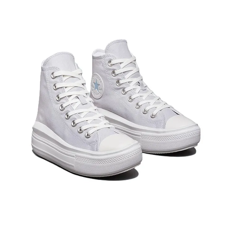 Converse Chuck Taylor All Star Move Platform Hi Mouse Grey Women's-2