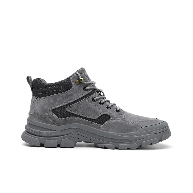 Jeep Durable Cushioning Short Outdoor Boots Men's Gray-1