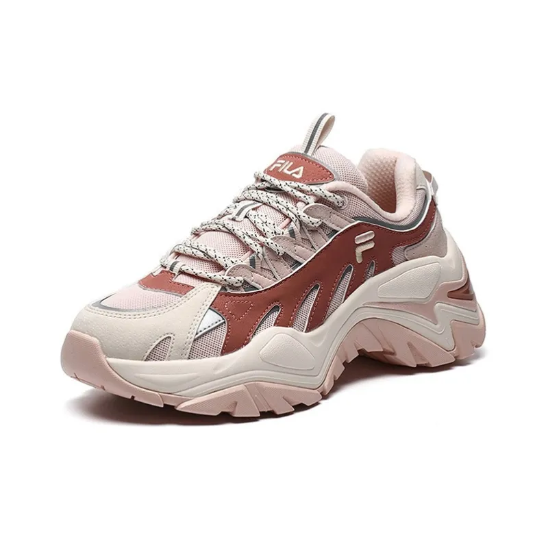 FILA FUSION Casual Fashion Sneakers 'Pink Red' Women's-1