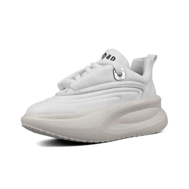 LOHAN·SIR Rebel Model Height Increasing Wear-Resistant Lightweight Slip-Resistant Low-Top Chunky Sneakers Men's-1
