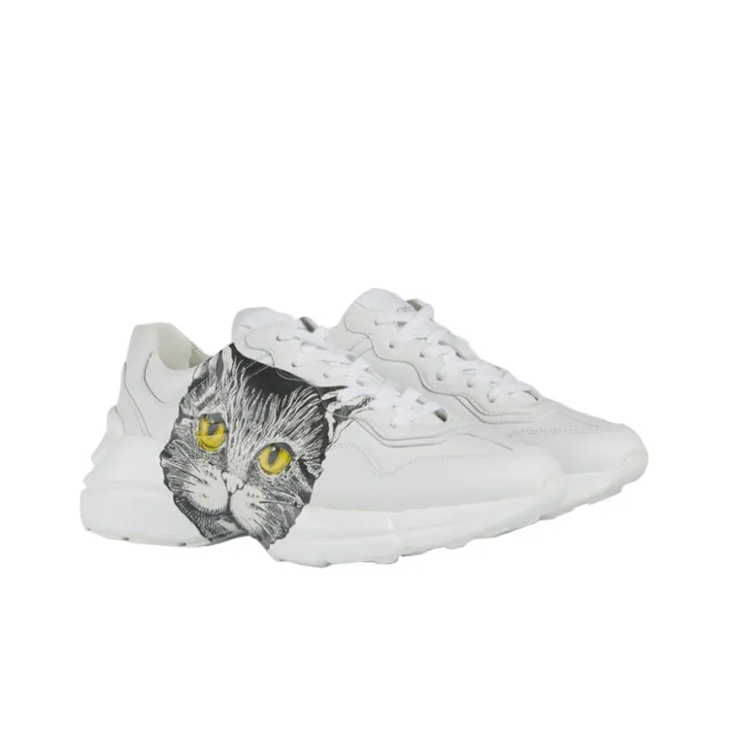 GUCCI Rhyton Mystic Cat White Women's-1
