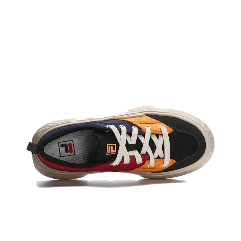 FILA Canvas Low NonSlip Durable Shoes 'Blue Green Orange'-1