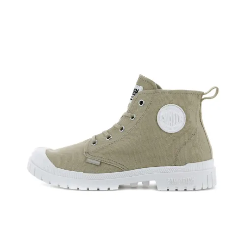 Palladium Pampa Sp20 Hi Canvas Slip Resistant Breathable High Top Canvas Shoes Unisex Khaki