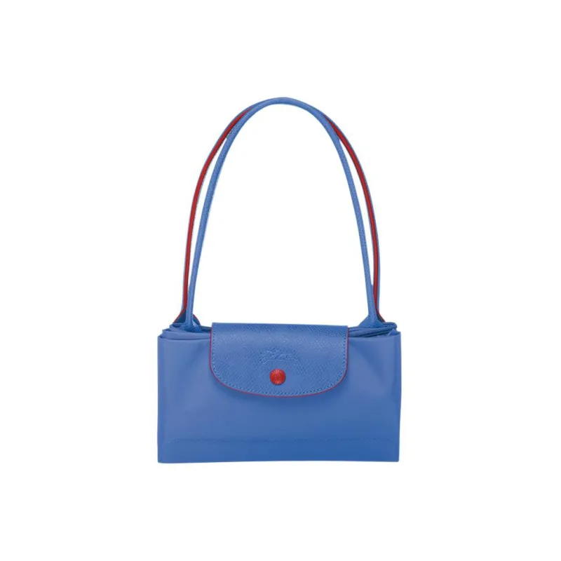 LONGCHAMP Le Pliage Club Fabric Shopping Bag, Handbag, Shoulder Bag Trumpets Women's Blue Purple-3