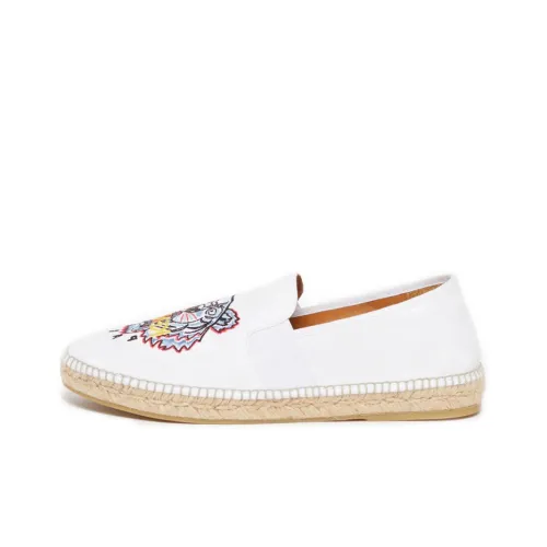 KENZO Tiger Women's Casual Shoes Men Low-Top White