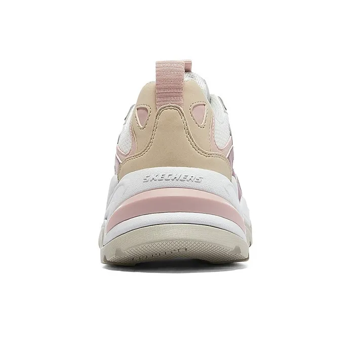 Skechers Stamina V2 'Light Gray White Red' Women's-4