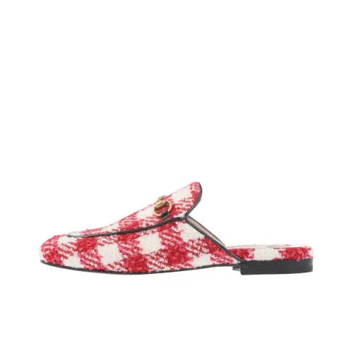 GUCCI Princetown Women's Casual Shoes Women's Red/White