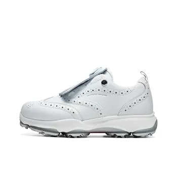 FILA Gf Oxford Spike Anti Slip Wear Resistant Low Top Golf Shoes Women's White