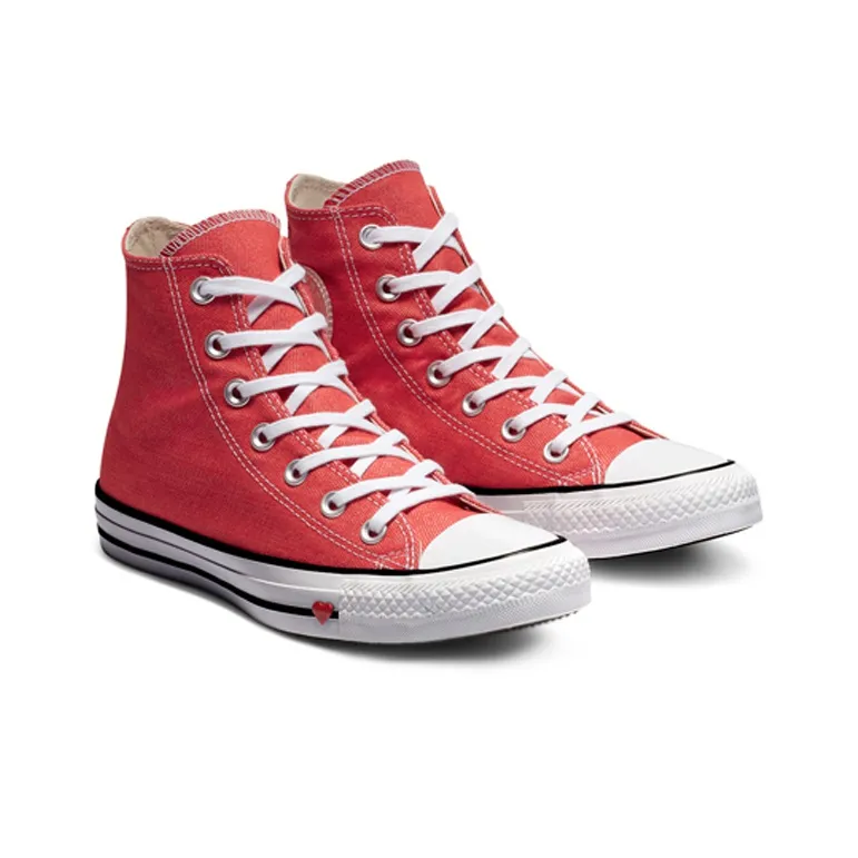 Converse Chuck Taylor All Star Sucker Love Denim High Top 'Red' Women's-2