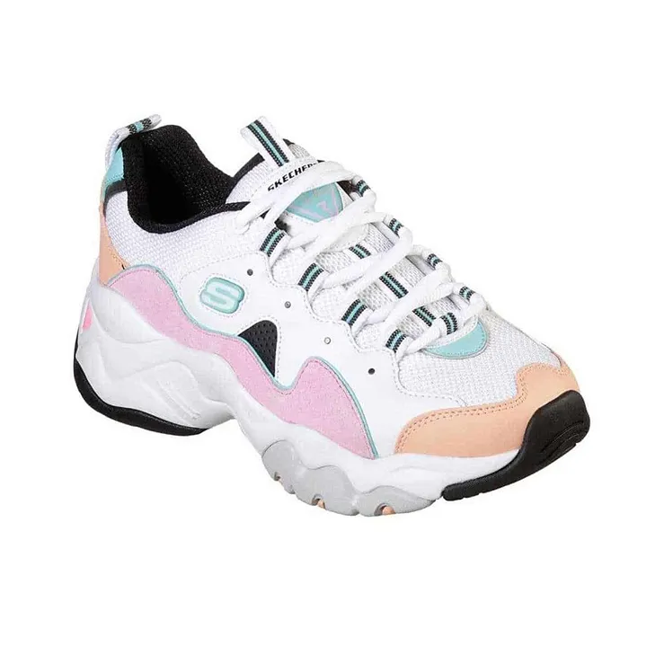 Skechers D'Lites 3.0 'White Pink' Women's-2