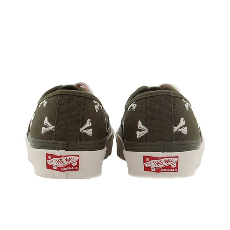 Vans Authentic Wtaps Olive Crossbones-4