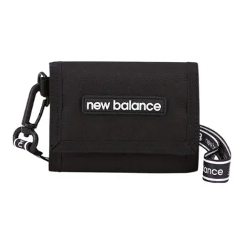 New Balance Polyester Card Holder Wallet Regular Men's Black