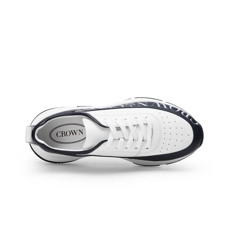CROWN Wear-Resistant Low-Top Chunky Sneakers Men's-2
