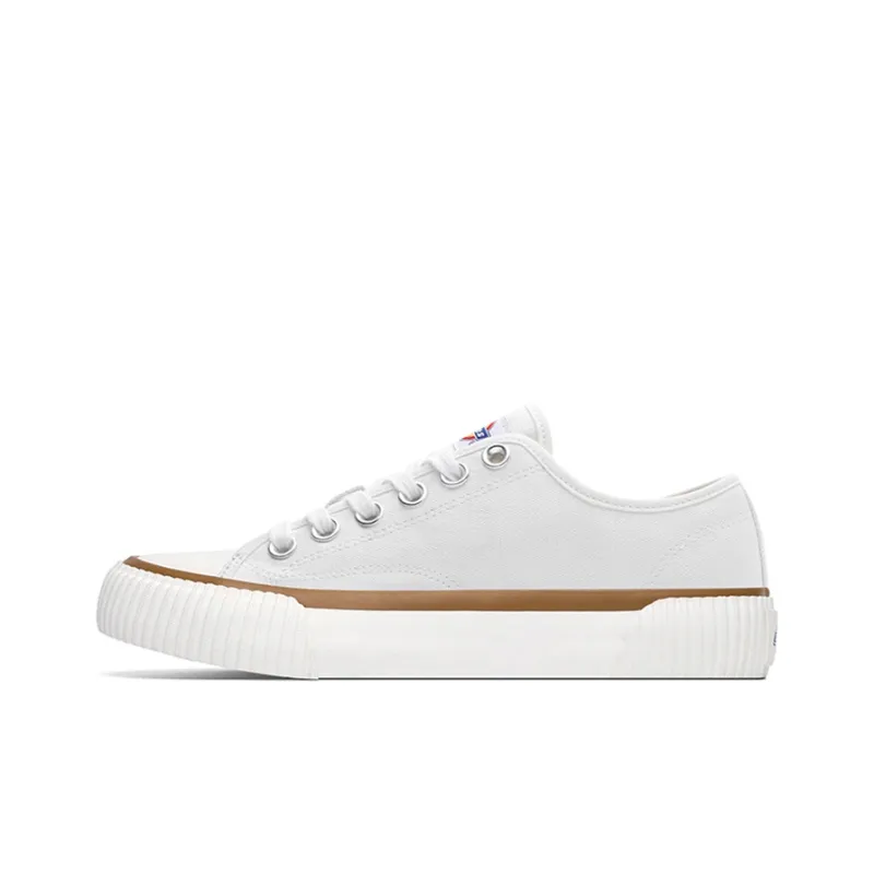 Dickies Canvas Shoes Unisex Low-Top White-0