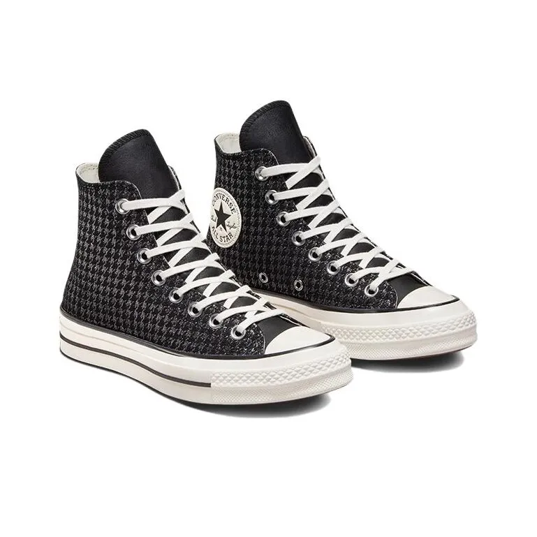Converse Women's Chuck 70 High 'Houndstooth Shine Black' Women's-2