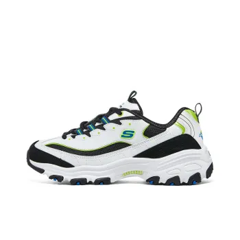 Skechers D'Lites 1.0 'White Black Multicolor' Women's