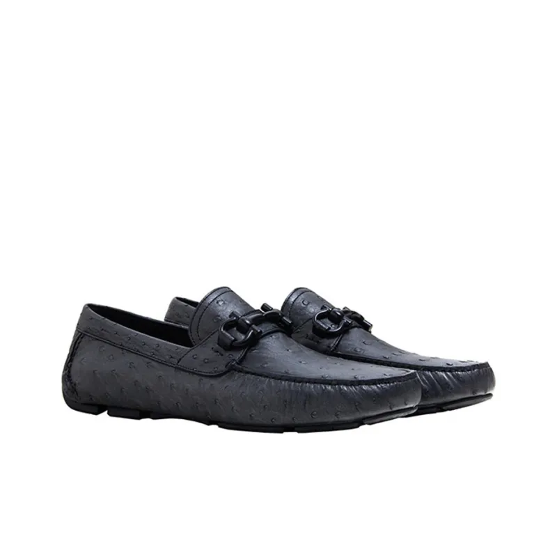 Ferragamo Driver With Gancini Ornament Men's-1