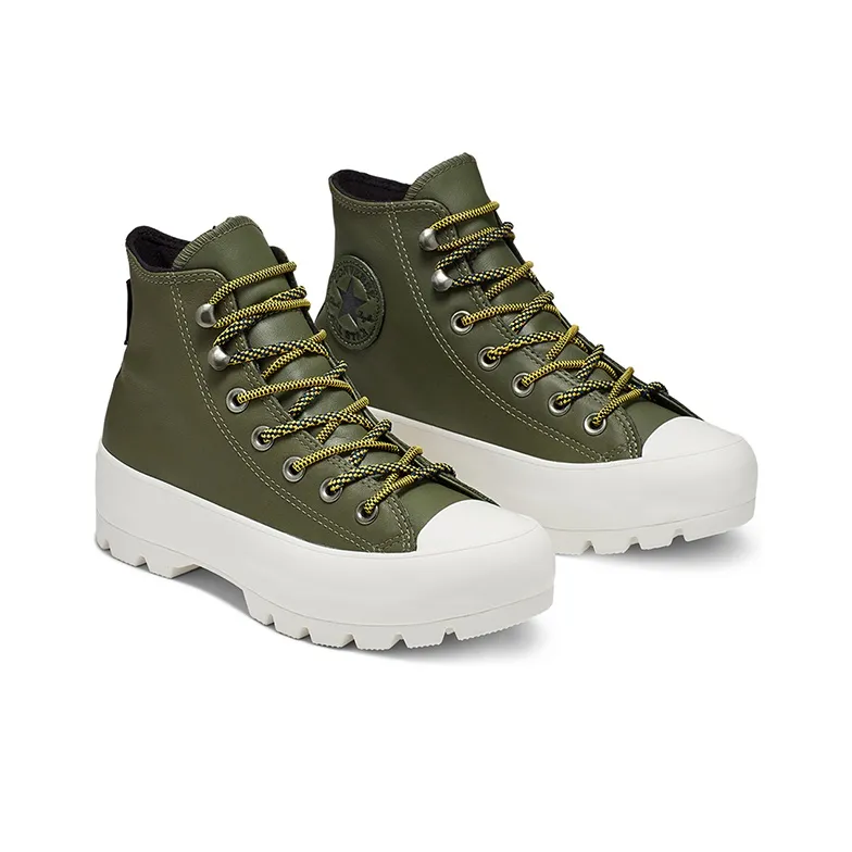 Converse Winter GORE TEX Lugged Chuck Taylor All Star Boot High Top Thick Sole Army Green Women's-2
