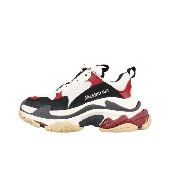 Balenciaga Women's Triple S Sneaker 'Black Crimson'