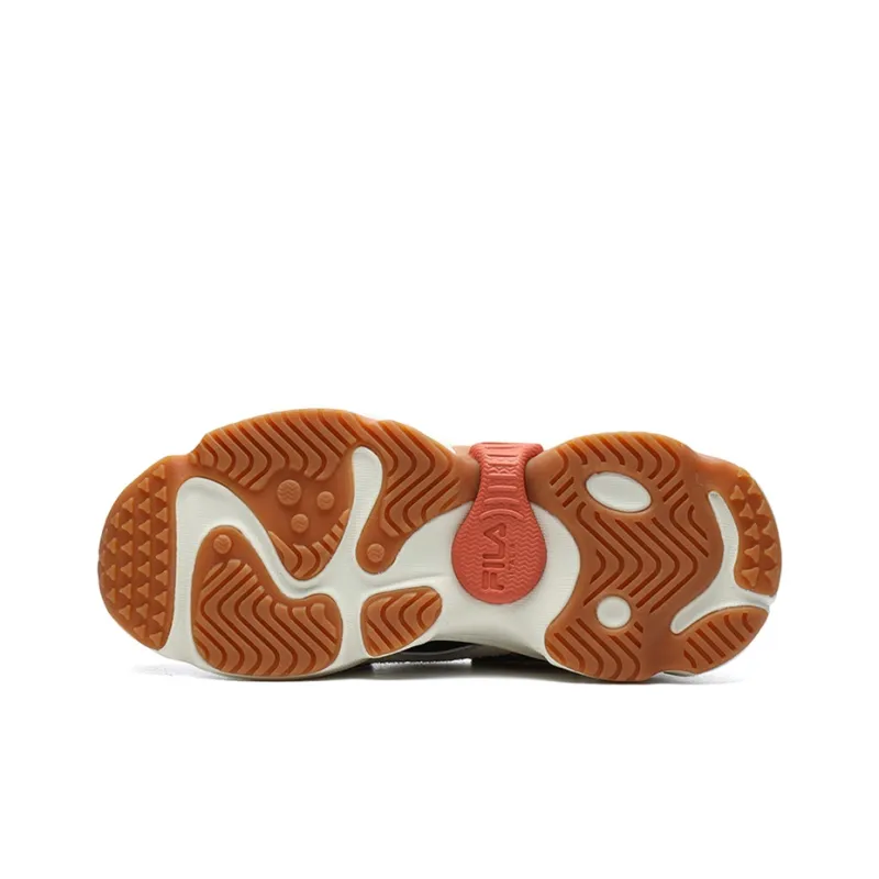 FILA FUSION Raccoon Cny Shoes 'White Orange' Women's-4