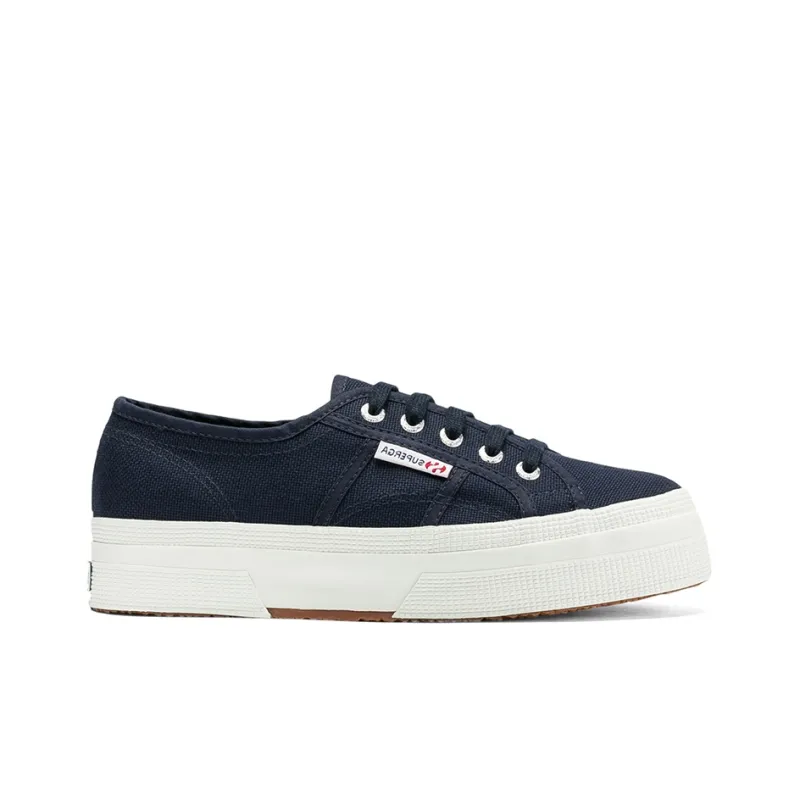 SUPERGA Lightweight And Breathable Low-Top Canvas Shoes Unisex Navy Blue-1