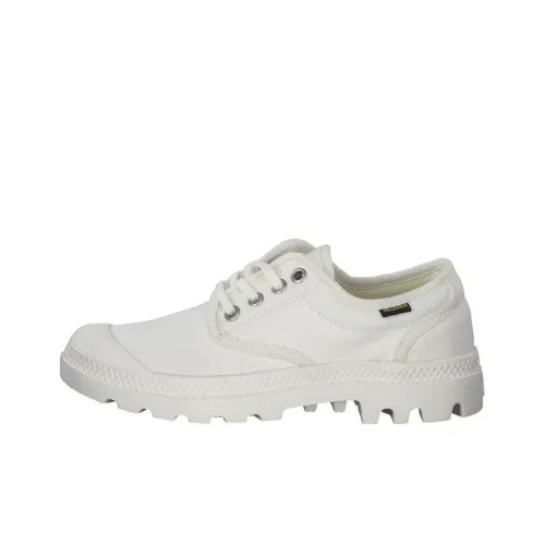Palladium Pampa Ox Originale Anti-Slip And Wear-Resistant Breathable Low-Top Canvas Shoes Unisex White
