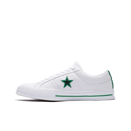 Converse One Star Canvas Shoes Unisex Low-Top White/Green/Black