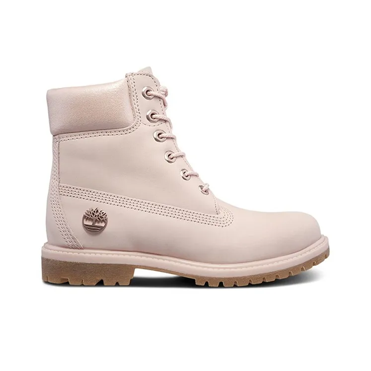 Timberland Premium Waterproof Lace Up Hiking Boots 'Pale Pink' Women's-1