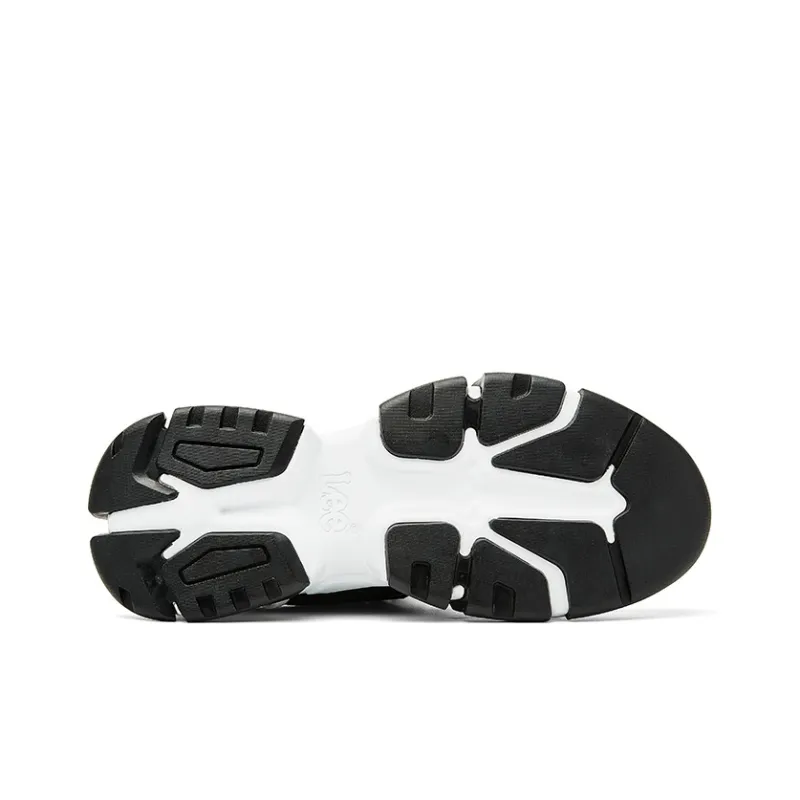 Lee Chunky Sneakers Men Low Top Black Yellow-4
