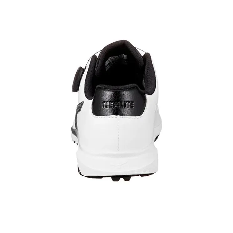 Mizuno Nexlite Gs Boa Breathable Cushioning Slip Resistant Low Top Golf Shoes Men's White Black-2