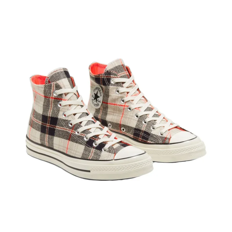 Converse Plaid Chuck 1970s 'Creamwhite Gray'-2