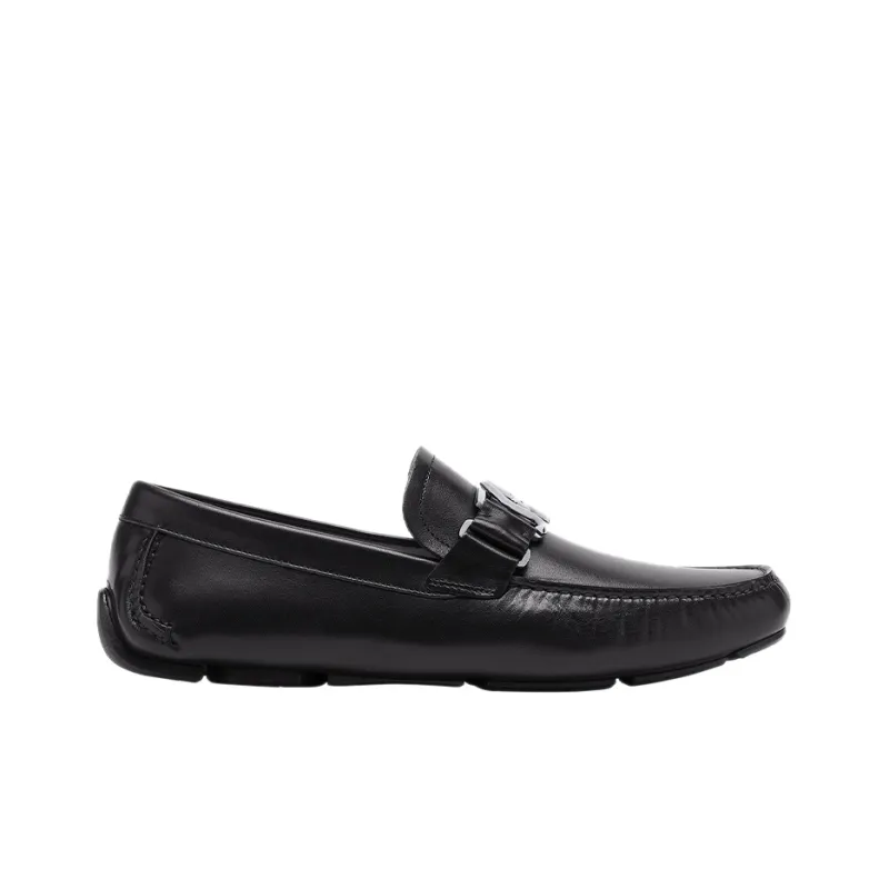 Ferragamo Black Peter Loafers Men's-1