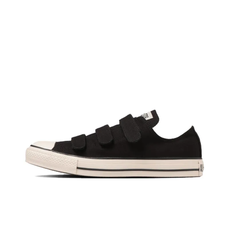 Converse All Star V 3 OX Breathable And Lightweight Low Top Canvas Shoes Unisex Black-0