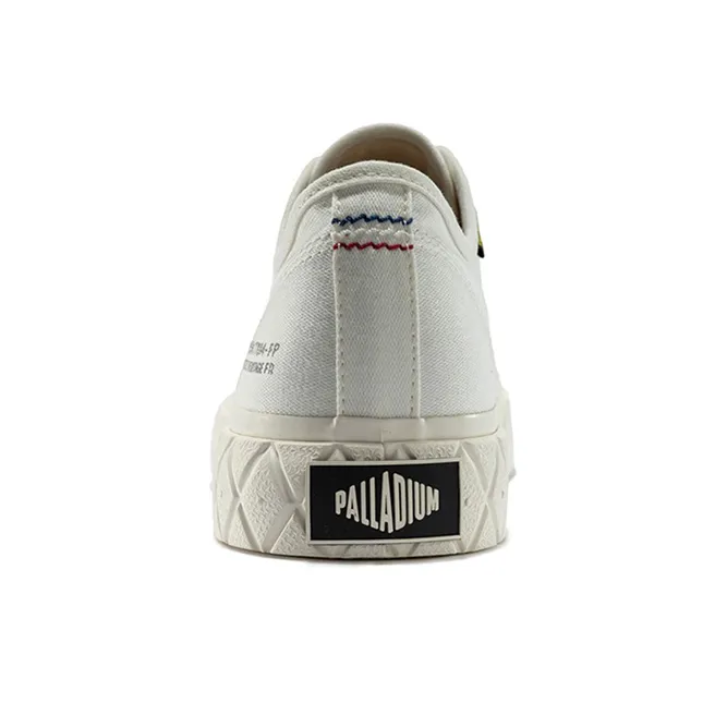 Palladium Palla Ace Comfortable And Simple Anti Slip And Wear Resistant Breathable Low Top Canvas Shoes Unisex White-3
