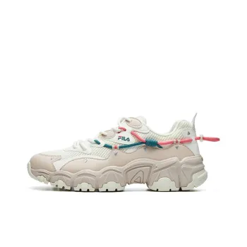 FILA Cat Claw 2.0 Cushioning Anti Slip Wear Resistant Breathability Low Top Chunky Sneakers Women's Off White