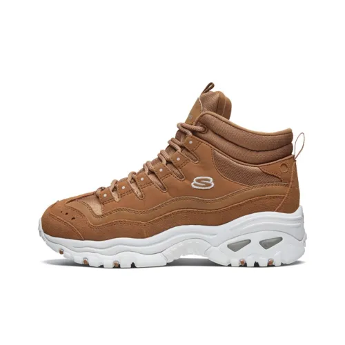 Skechers Energy Chunky Sneakers Women's High-Top Chestnut