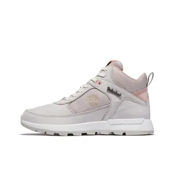 Timberland Chukka Ankle Length Outdoor Boots Women's Gray Pink