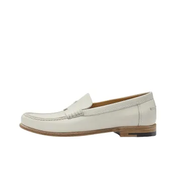 HERMES Kennedy Loafers Women's White