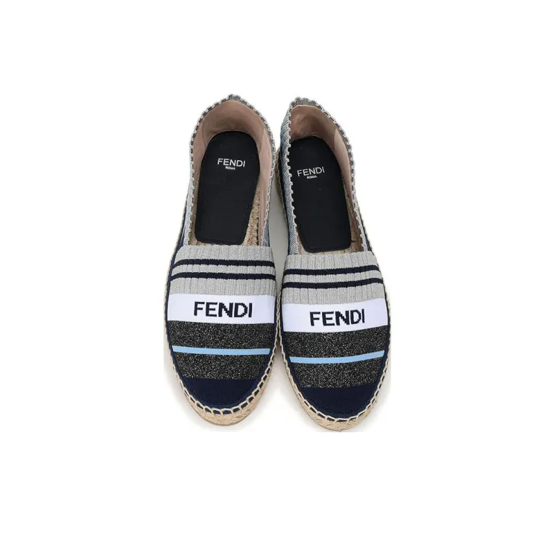 FENDI Espadrilles Women's Gray-3