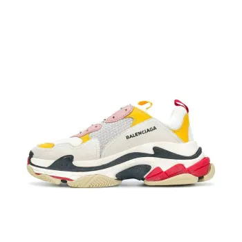 Balenciaga Triple S Sneakers 'White Yellow' Women's
