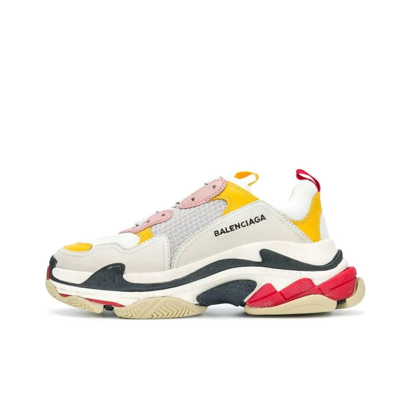 Balenciaga Triple S Sneakers 'White Yellow' Women's-0