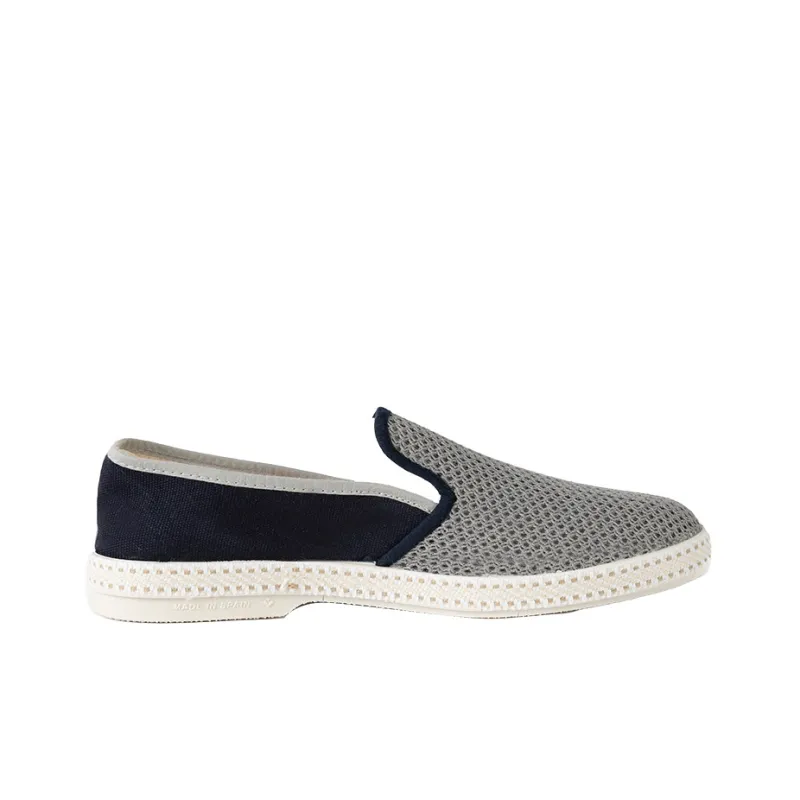 Rivieras Casual Flat Shoes Unisex Gray Blue-1