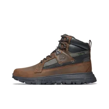 Timberland Treeline Outdoor Boots Men Mid Top Black/Brown