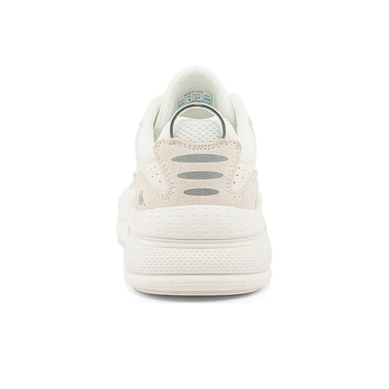 Kappa Cushioning, Slip Resistant, And Abrasion Resistant Low Top Chunky Sneakers Unisex White-5