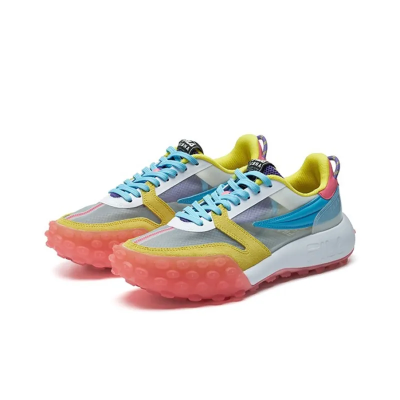 FILA Gara Chunky Sneakers Women's Low Top FILA White/Radiant Yellow-3