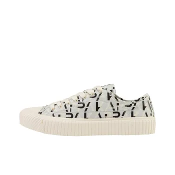 Kappa Abrasion Resistant Coverage Low Top Canvas Shoes Unisex Hypnotic Gray