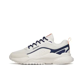 Anta Life Collection Cushioning Anti Slip And Wear Resistant Low Top Chunky Sneakers Men's Gray Blue
