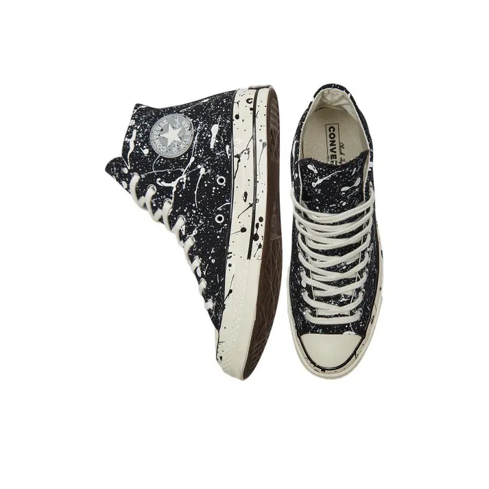 Converse Chuck Taylor All Star 70 Hi Archive Paint Splatter Black White-3