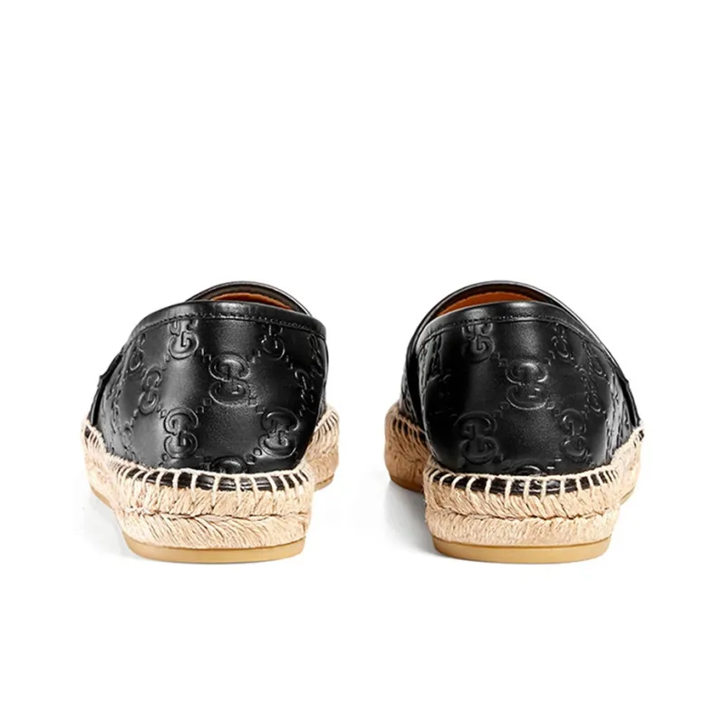 GUCCI Leather Espadrilles Women's-4